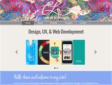 Tablet Screenshot of connieludesigns.com